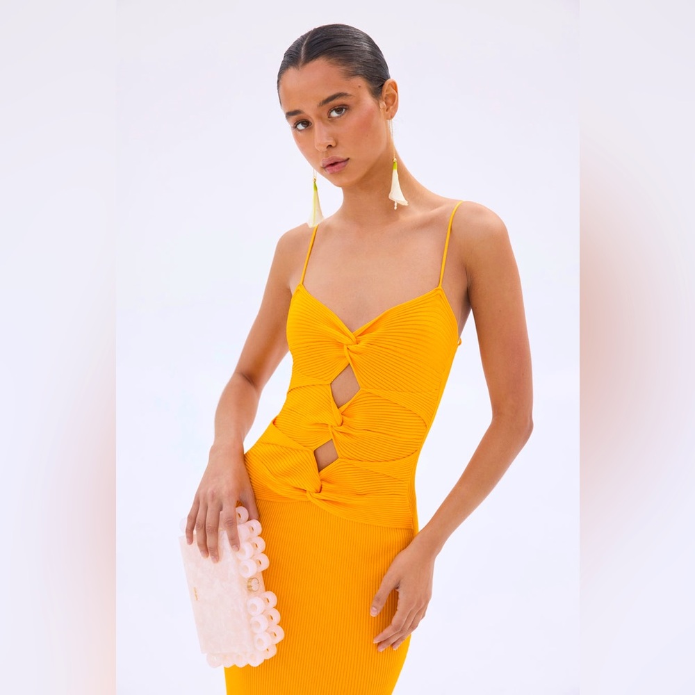 NWT Cult Gaia twist front Honey dress